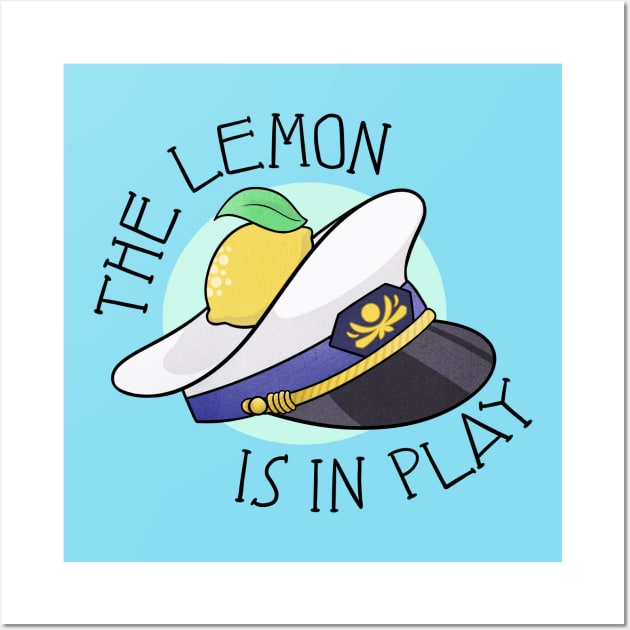 The Lemon is in Play Wall Art by lockholmes
